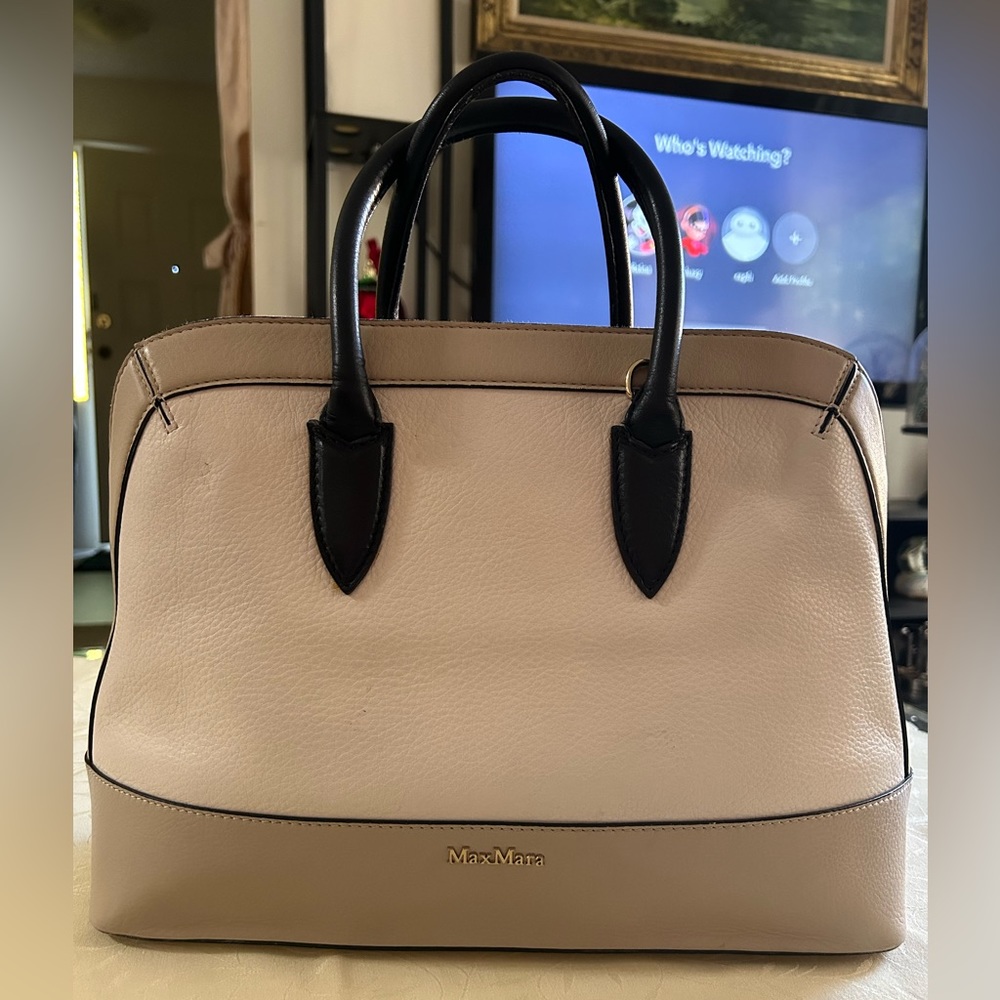 Max Mara Two Tone Handbag